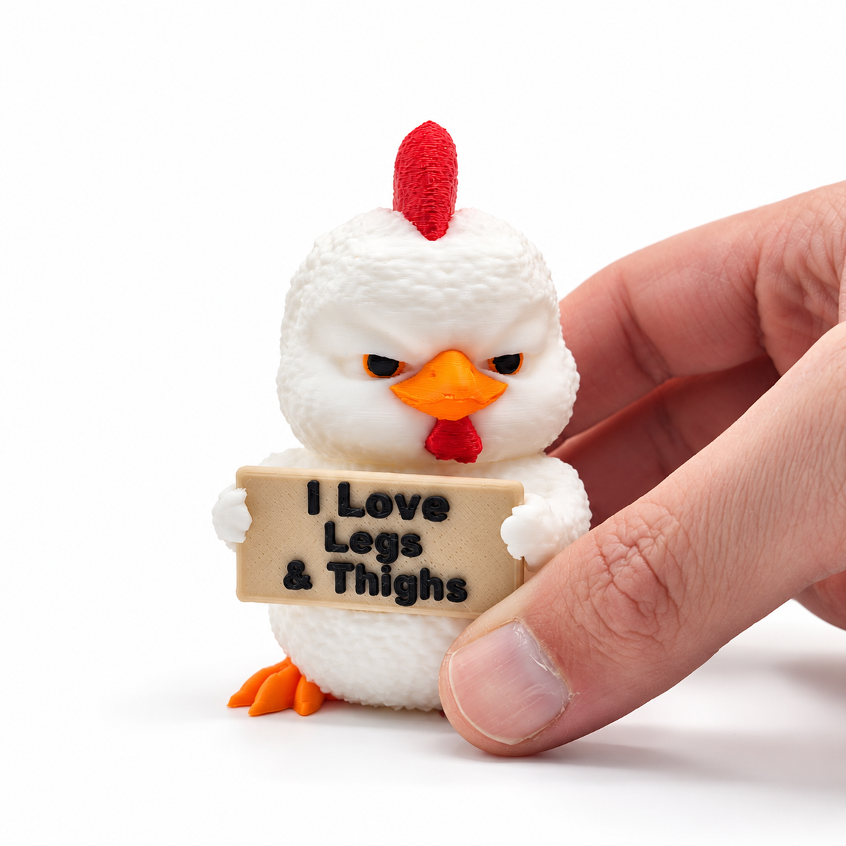 Sarcastic Chicken - Animals with Attitude Funny Animal Figurines for the Home or Office