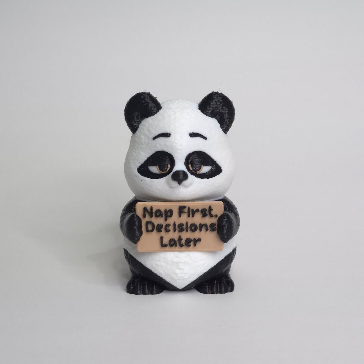 Funny Panda - Animals with Attitude Funny Animal Figurines for the Home or Office - Jersey 3D Print Company