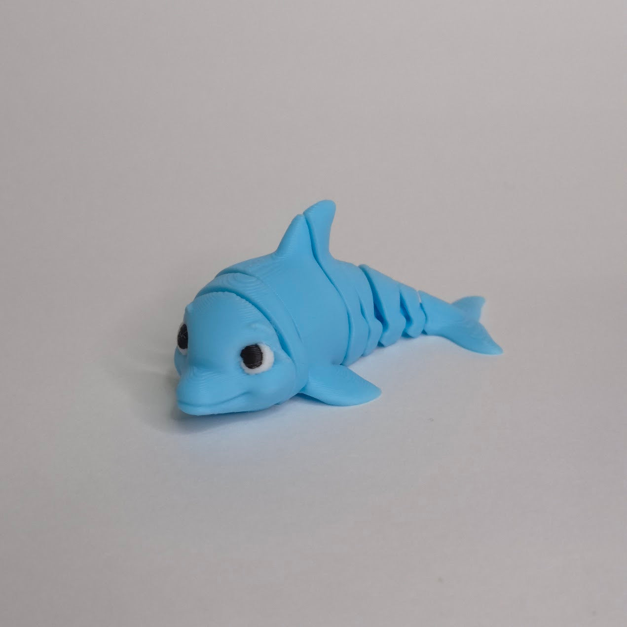 Baby Dolphin Flexi Toy - 3D Printed Articulated Mini Dolphin
