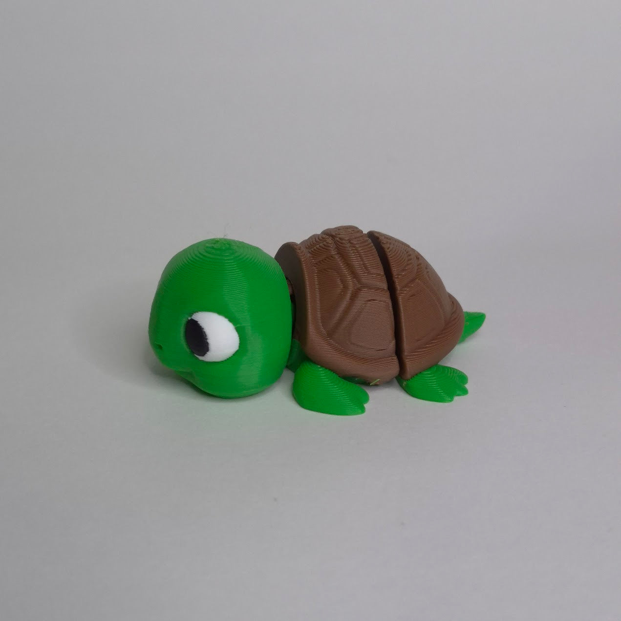 Baby Turtle Flexi Toy – 3D Printed Articulated Mini Turtle