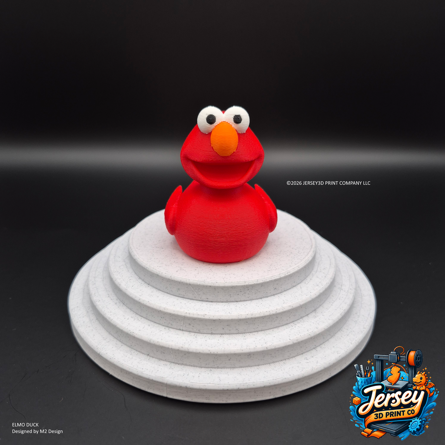 Sesame Street Inspired Elmo Dashboard Duck