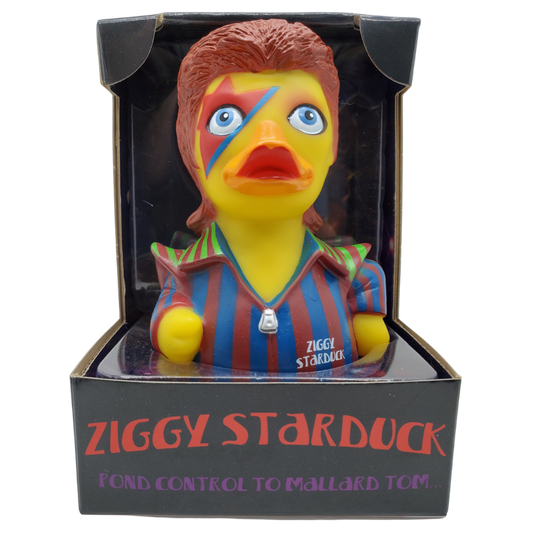 Celebriducks Ziggy StarDuck Rubber Duck — Collectible Duck in Gift Box