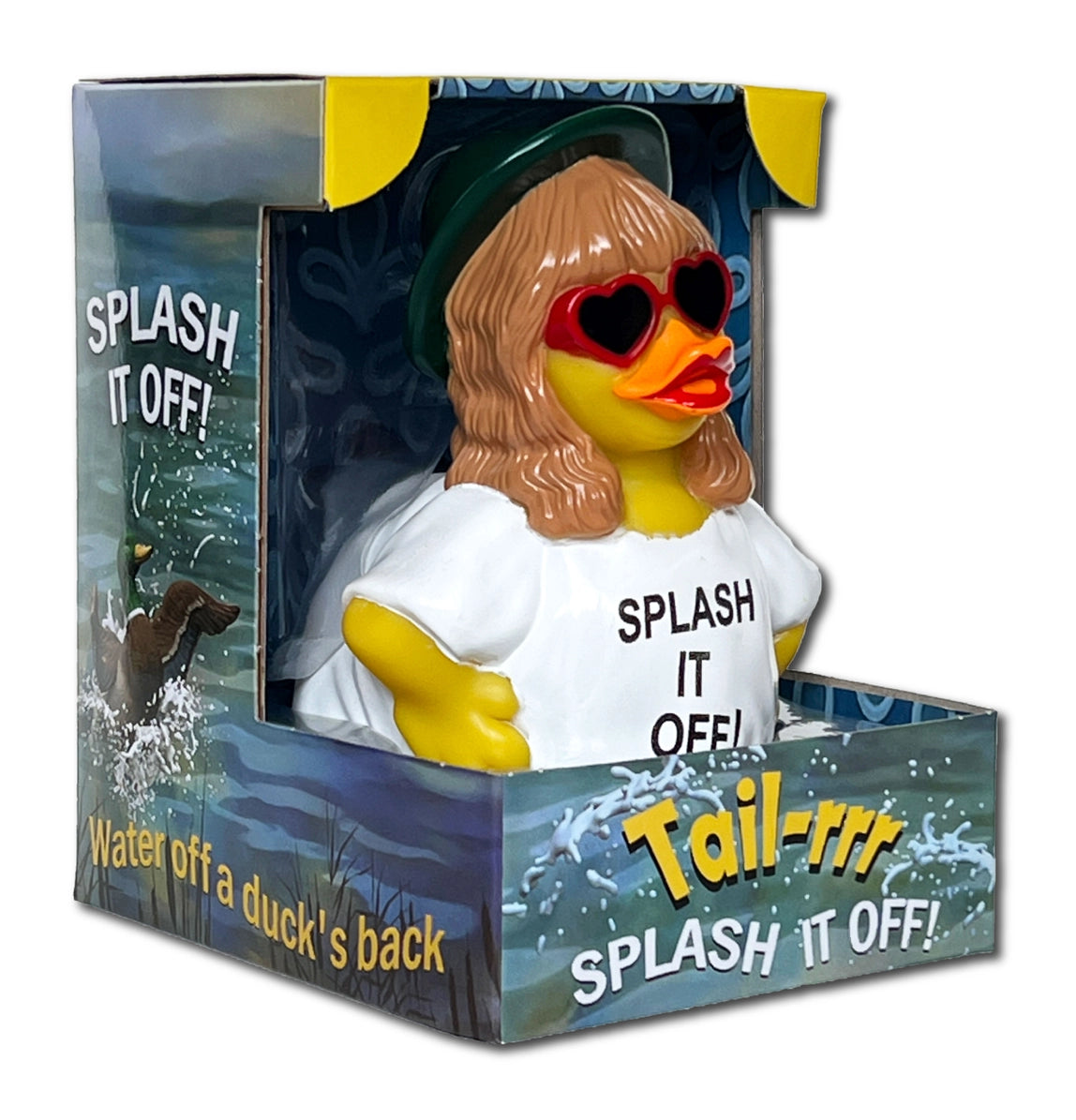 CelebriDucks Tail-rrr Rubber Duck — Collectible Duck in Gift Box