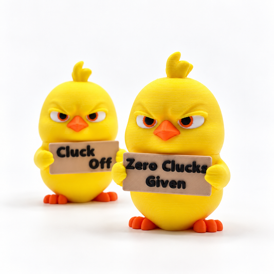 Baby Chick - Animals with Attitude Funny Animal Figurines for the Home or Office