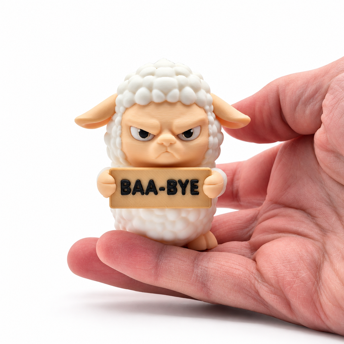 **DISCONTINUED** Sheep - Animals with Attitude Funny Animal Figurines for the Home or Office