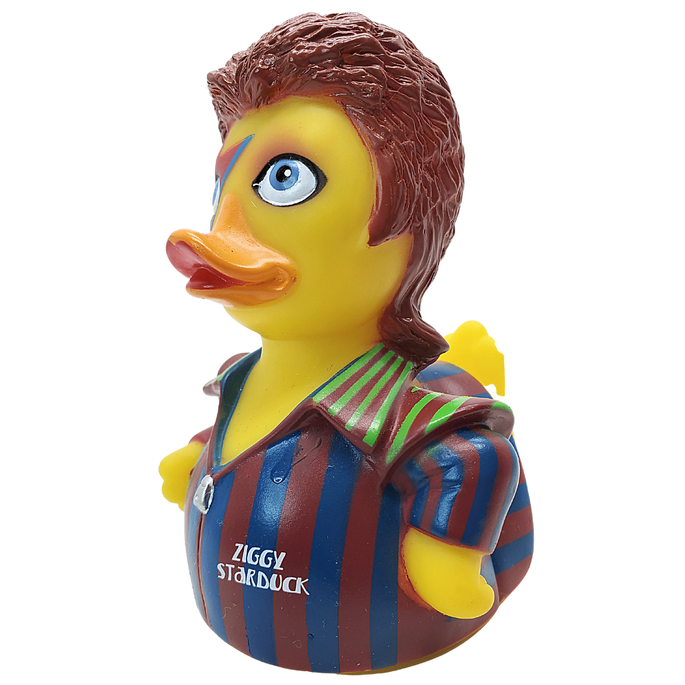 Celebriducks Ziggy StarDuck Rubber Duck — Collectible Duck in Gift Box