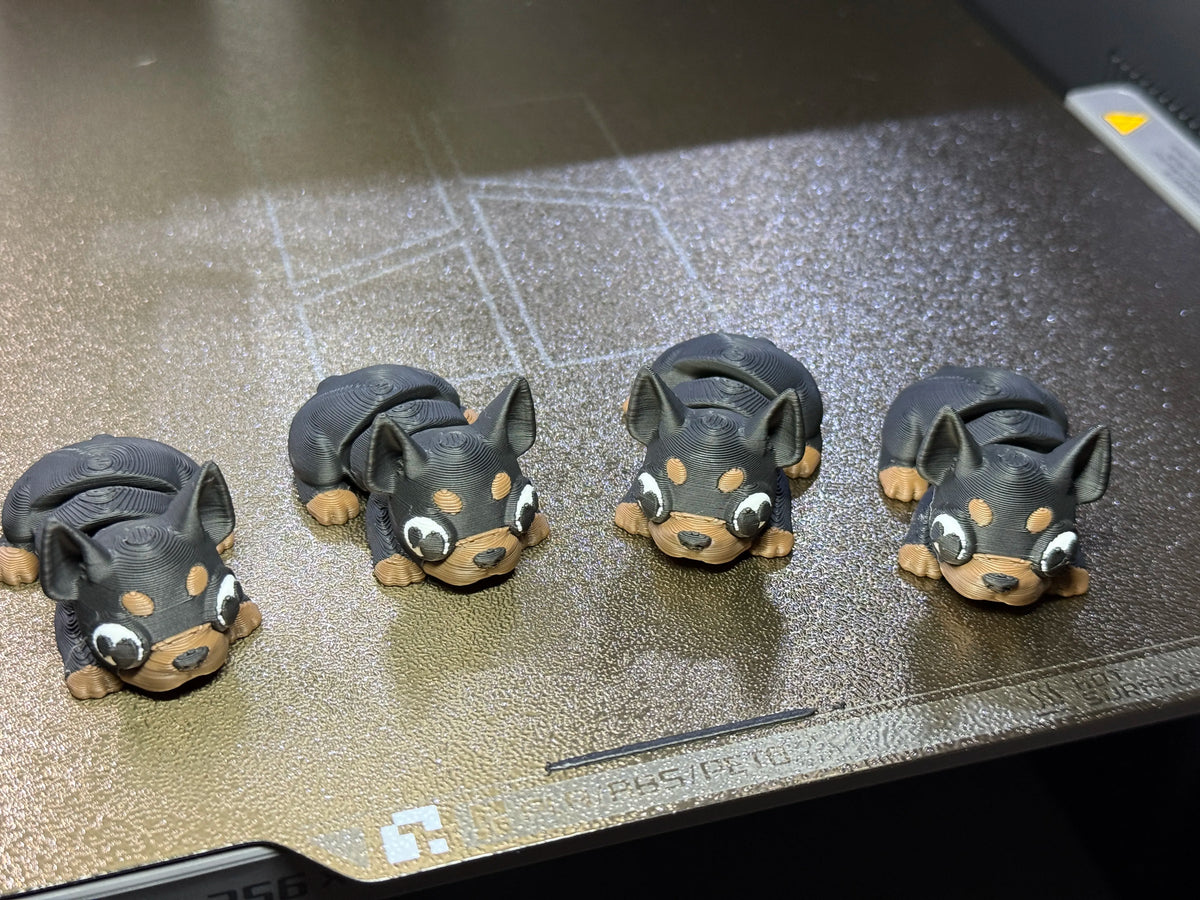 Doberman Flexi Toy – 3D Printed Articulated Doberman