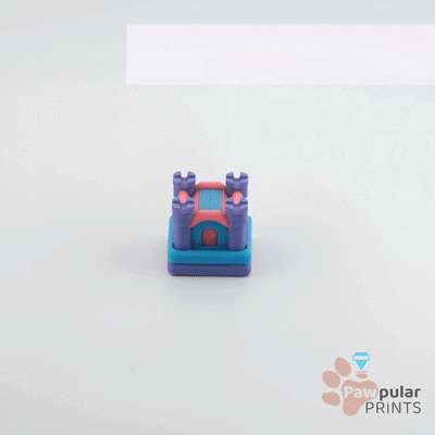Bounce House Fidget Clicker Sensory Toys by Pawpular Prints