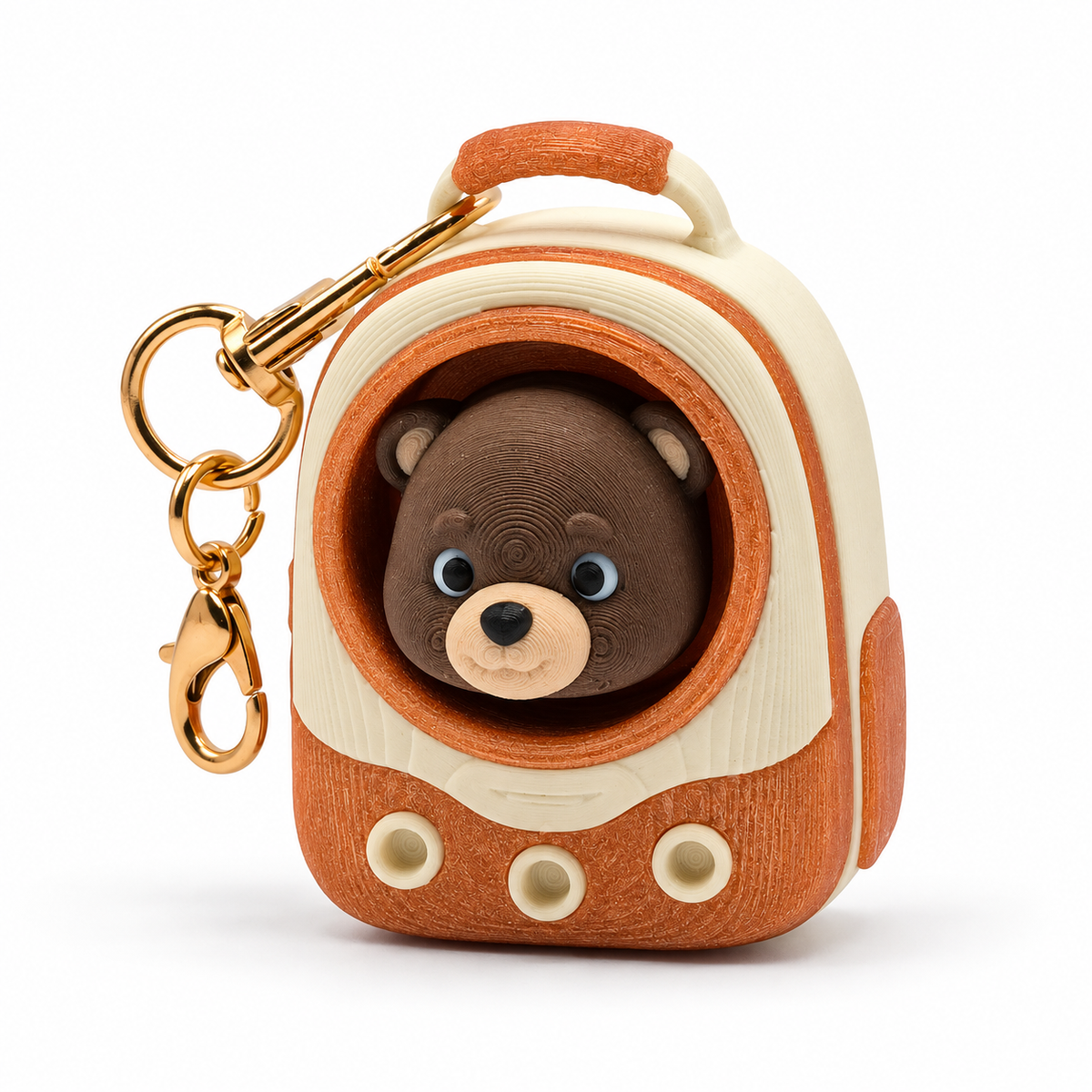 Backpack Buddies Keychain – Customizable Animal Fidget Clicker