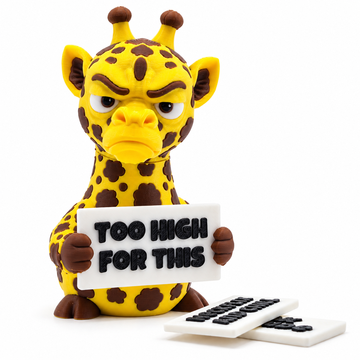 Grumpy Giraffe - Animals with Attitude Funny Figurines for the Home or Office