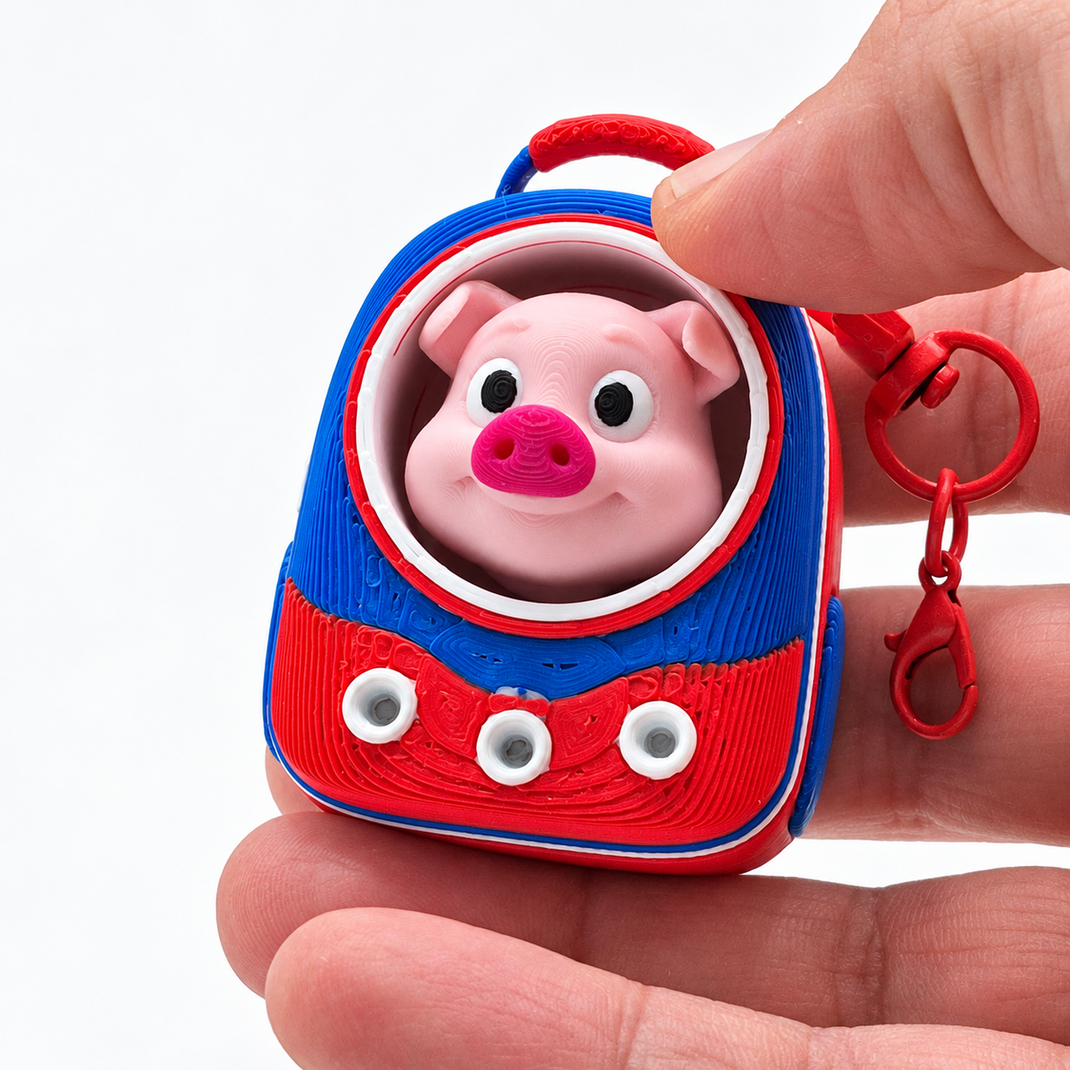Backpack Buddies Keychain – Customizable Animal Fidget Clicker