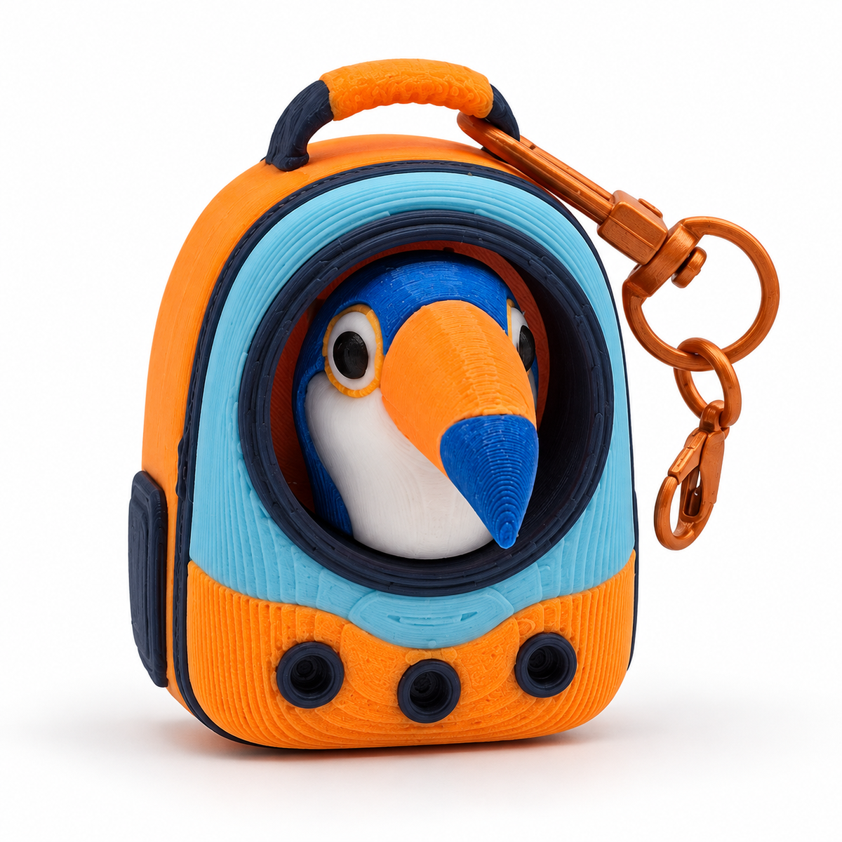Backpack Buddies Keychain – Customizable Animal Fidget Clicker