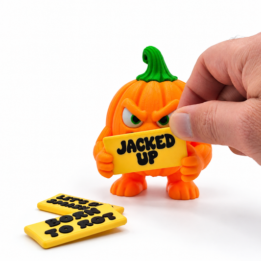 Jackolantern- Holidays with Attitude Halloween Decor for the Home or Office