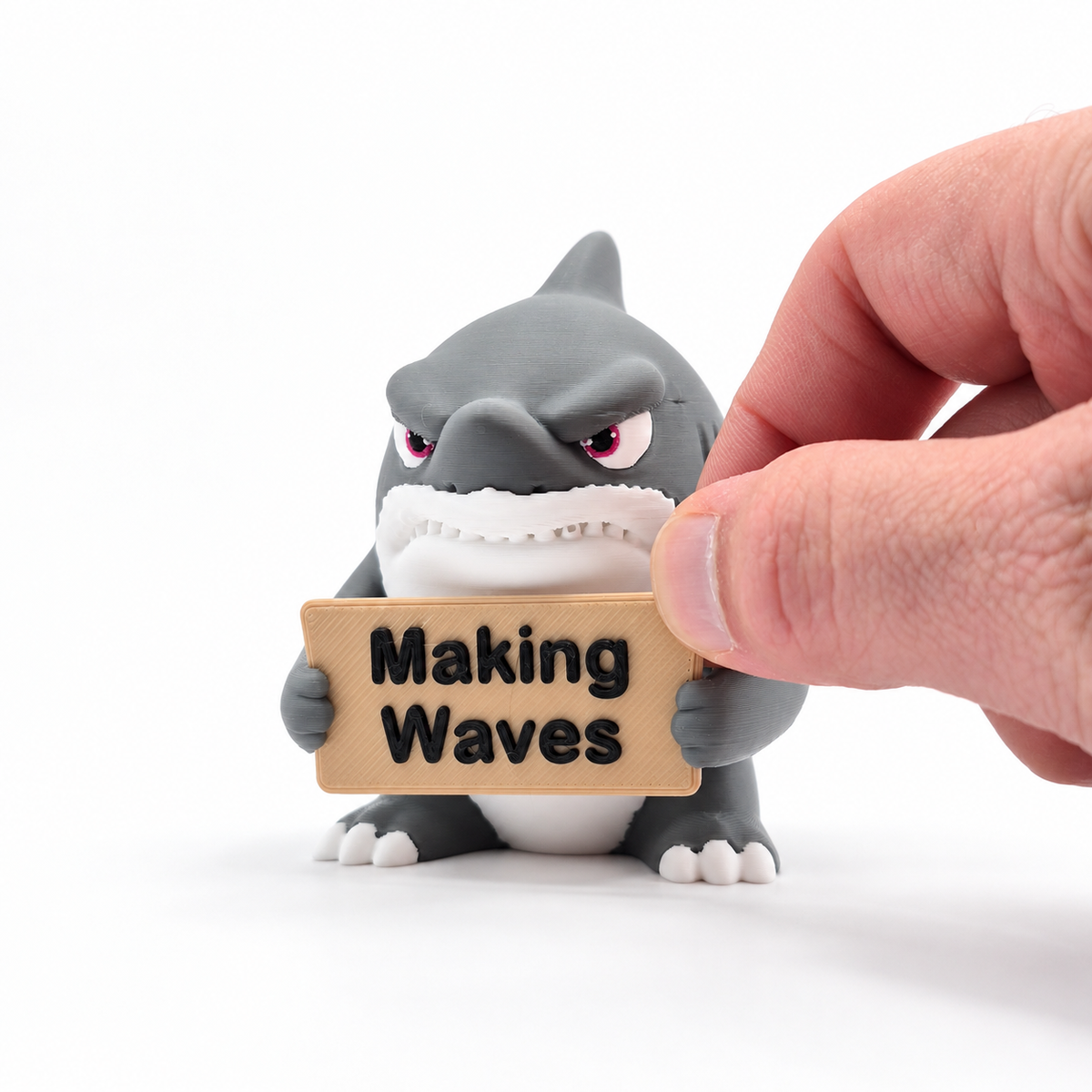 Sarcastic Shark - Animals with Attitude Funny Animal Figurines for the Home or Office