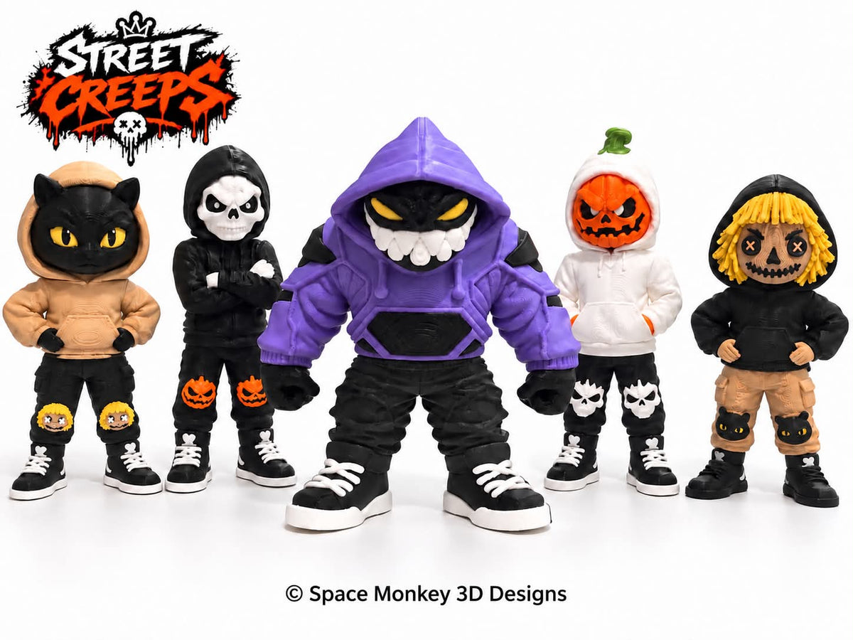 Street Creeps Halloween Action Figures