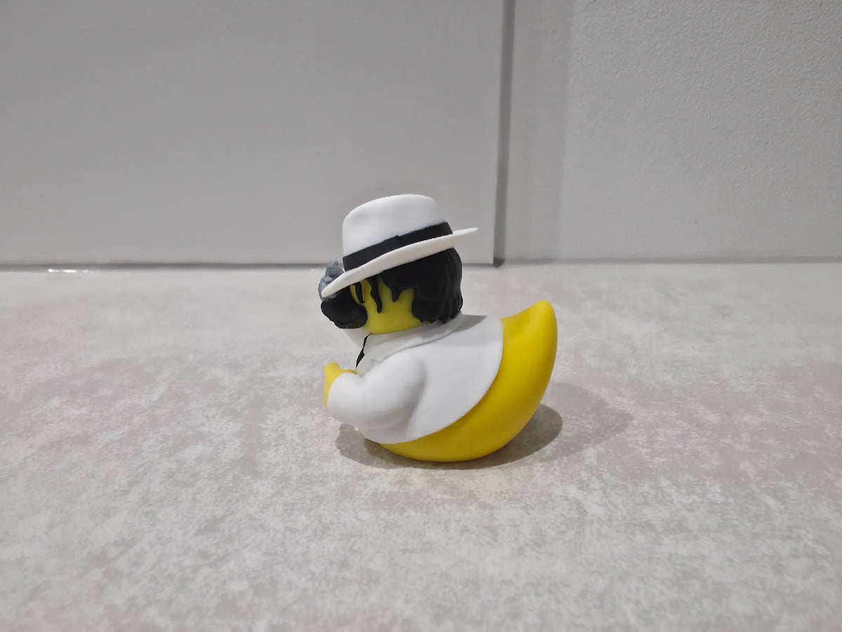 Michael Quackson Retro Pop Star Dashboard Duck