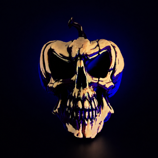 The FieldsEnd Crest – Glow-in-the-Dark Halloween Wall Art by Unicorn Graveyard
