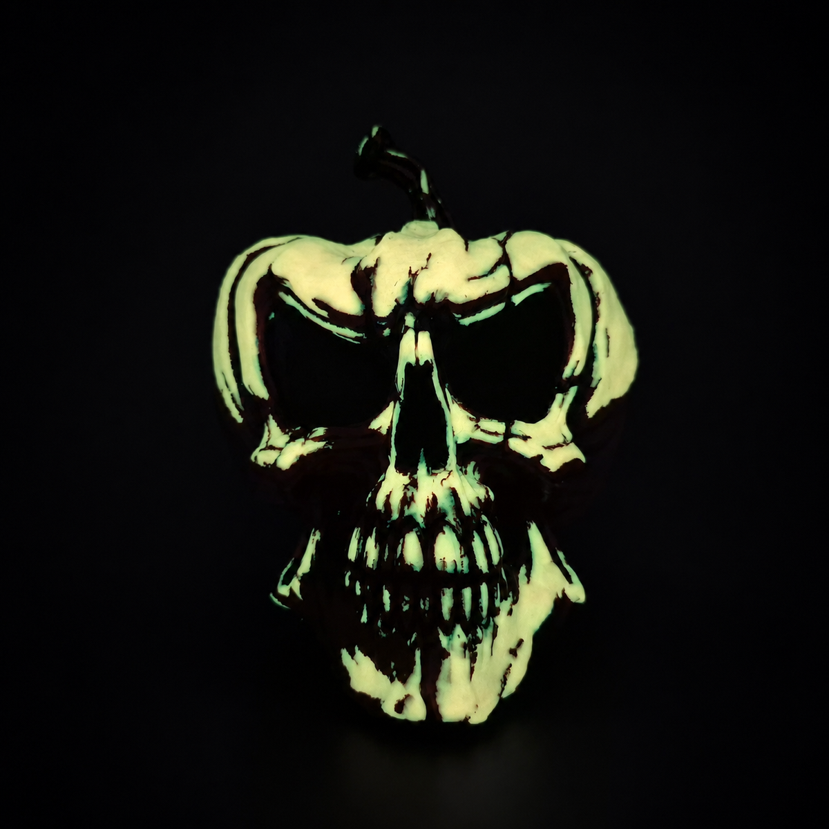 The FieldsEnd Crest – Glow-in-the-Dark Halloween Wall Art by Unicorn Graveyard