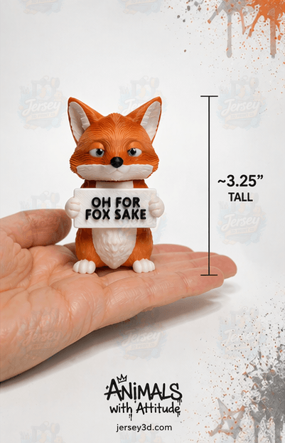 Sassy Fox - Animals with Attitude Adult Humor for the Home or Office