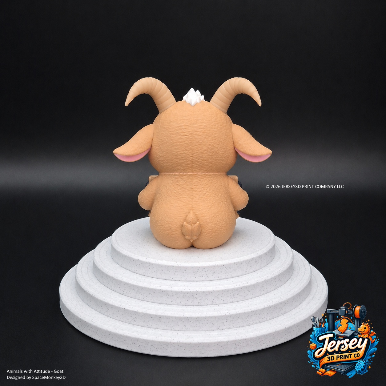 Grumpy Goat, Animals with Attitude Funny Animal Figurines for the Home or Office