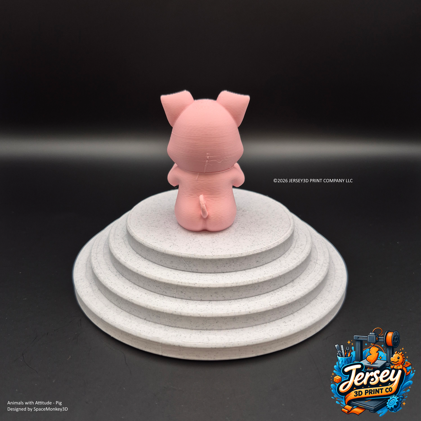 Miserable Pig - Animals with Attitude Funny Animal Figurines for the Home or Office