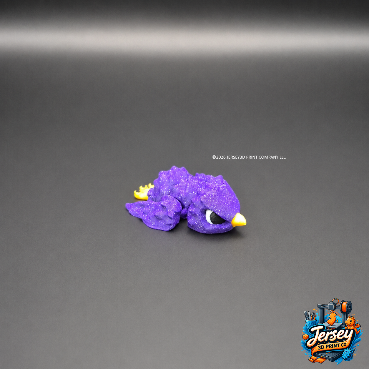 Raven Flexi Toy - 3D Printed Articulated Mini Raven