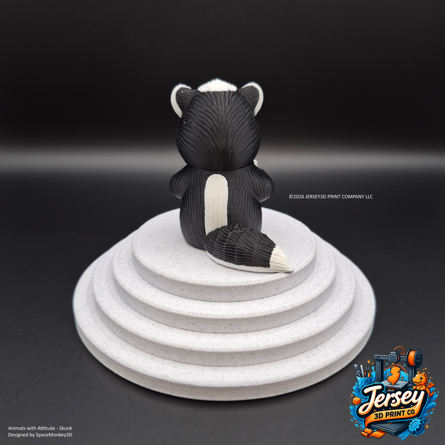 Sarcastic Skunk - Animals with Attitude Funny Animal Figurines for the Home or Office