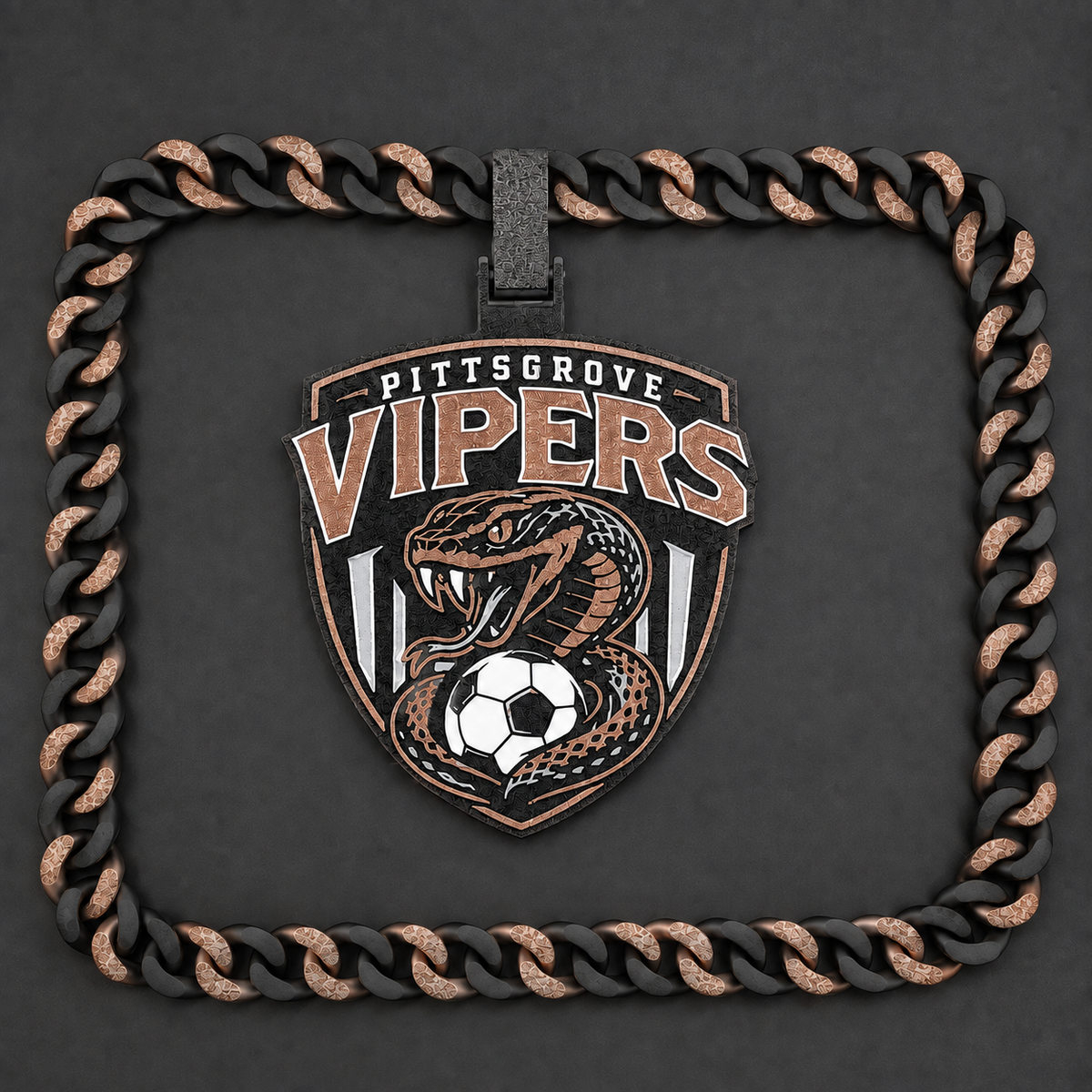 Pittsgrove Vipers Soccer Team Logo Hype Chain