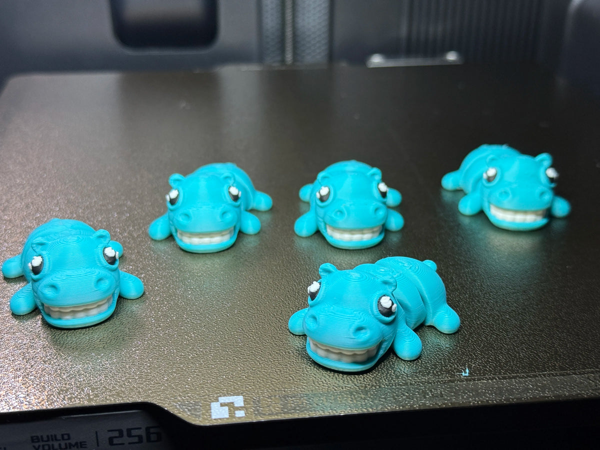 Hippo Flexi Toy – 3D Printed Articulated Hippo