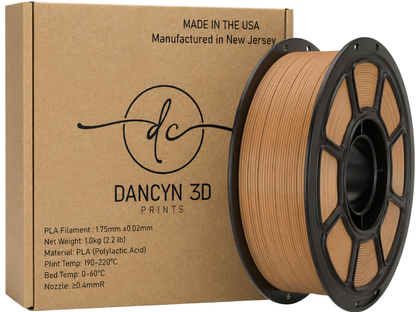 Dancyn3D PLA Basic American Made 3D Printer Filament
