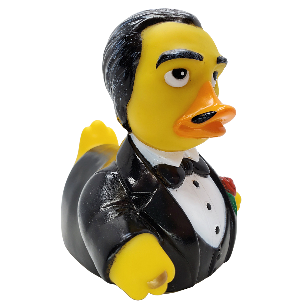 Celebriducks The GodFeather Rubber Duck — Collectible Duck in Gift Box