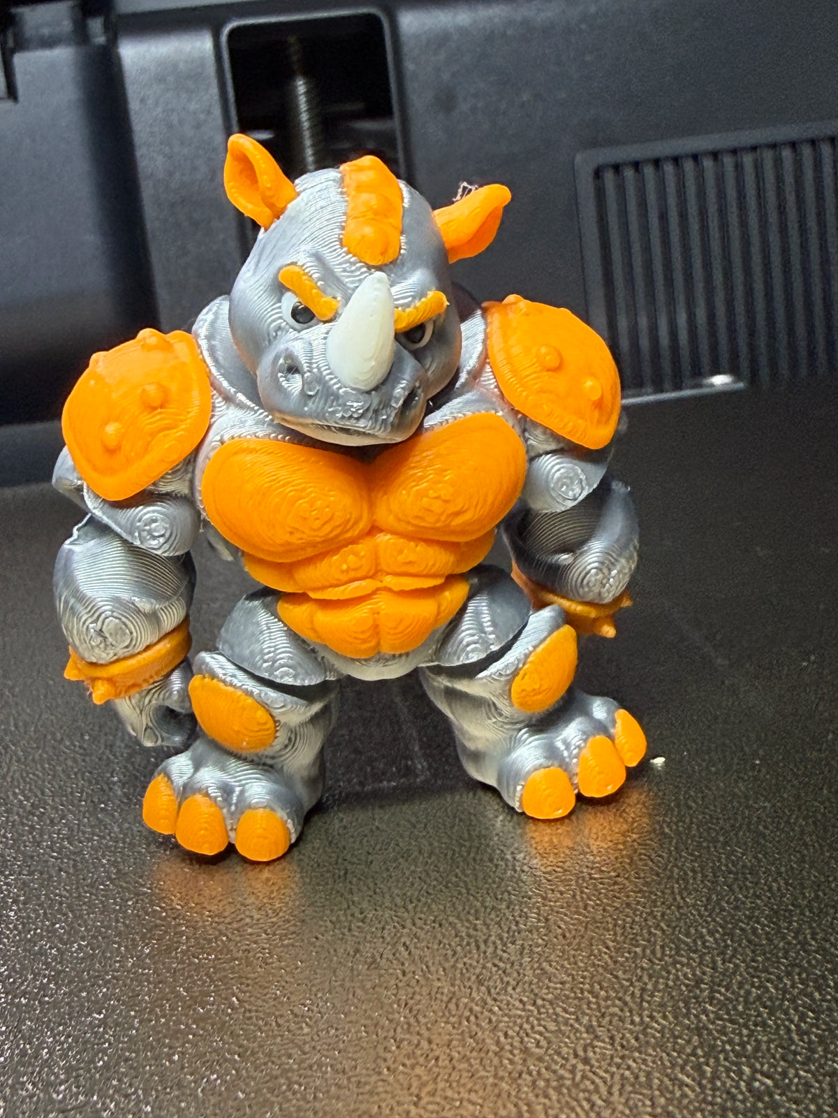 Articulated Mini Rhino Action Figure