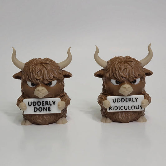 Highland Cow - Animals with Attitude - Old Stock