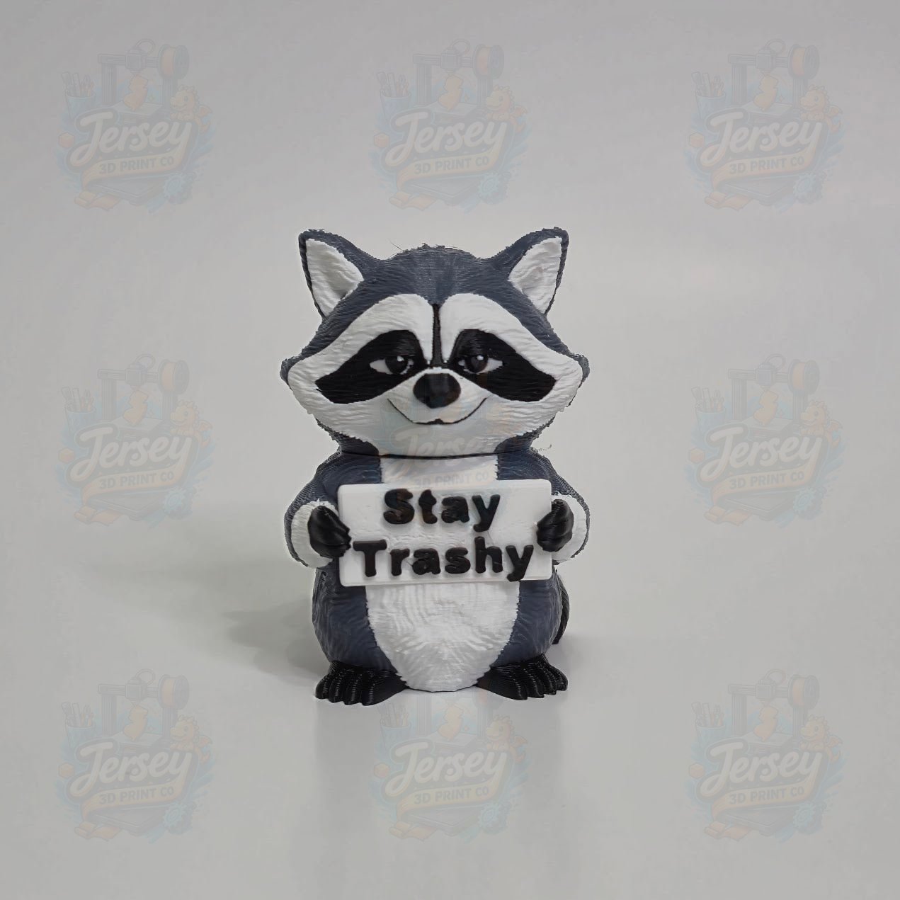 Trashy Raccoon Figurine - Animals with Attitude Adult Humor for the Home or Office