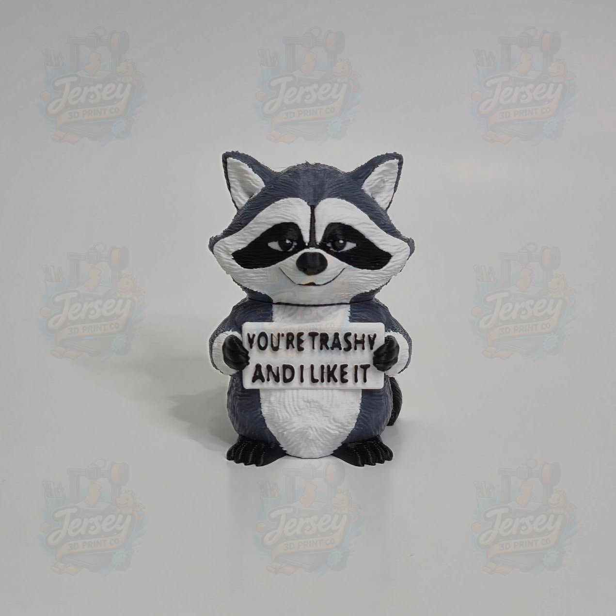 Trashy Raccoon Figurine - Animals with Attitude Adult Humor for the Home or Office