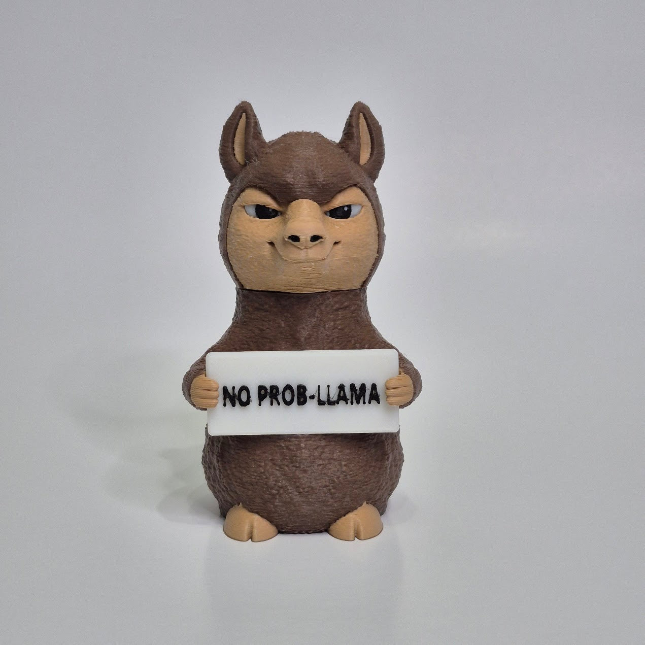Smug Llama Figurine - Animals with Attitude Adult Humor for the Home or Office