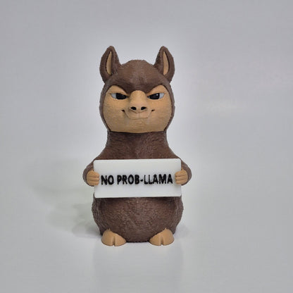 Smug Llama - Animals with Attitude Funny Animal Figurines for the Home or Office