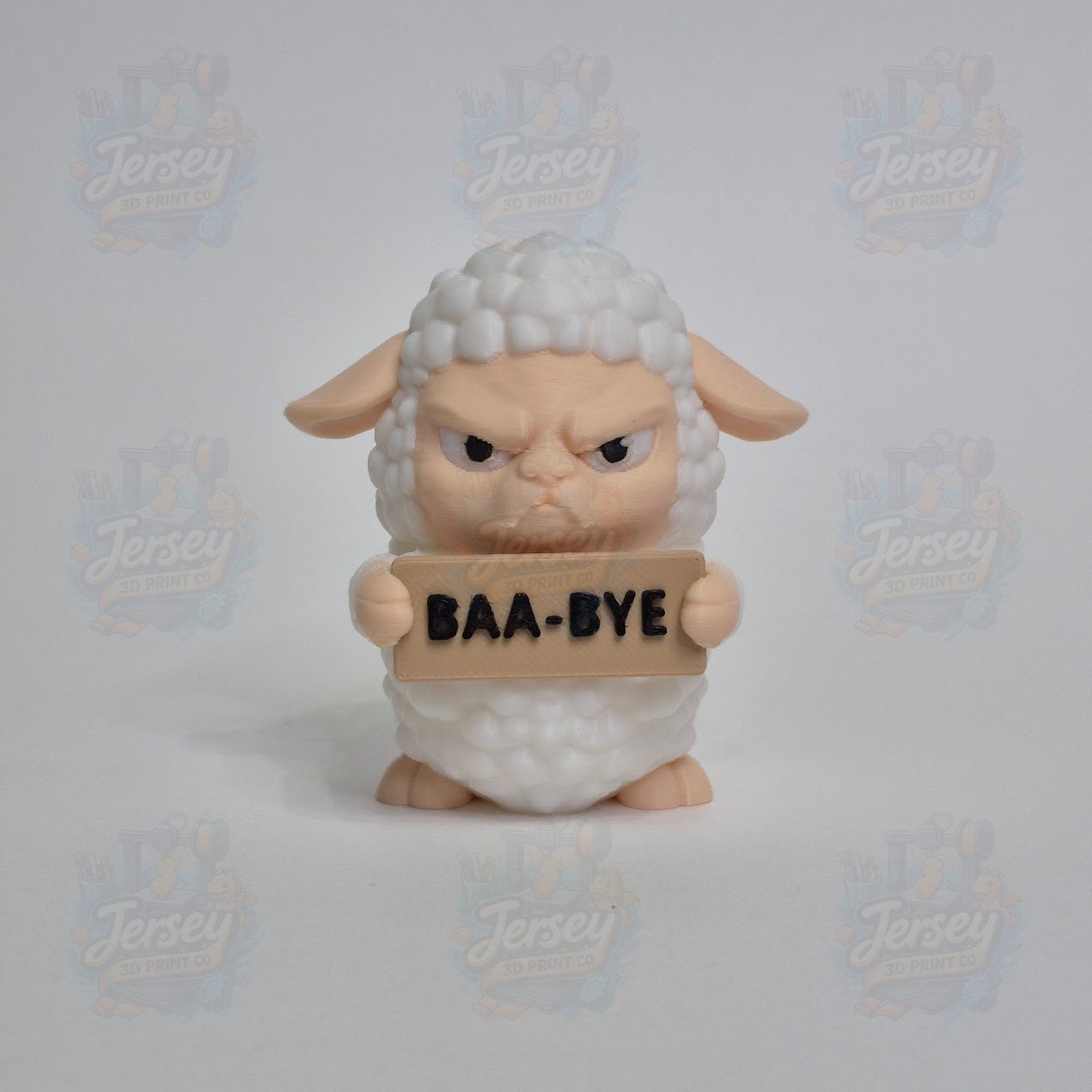 Angry Sheep Figurine - Animals with Attitude Adult Humor for the Home or Office