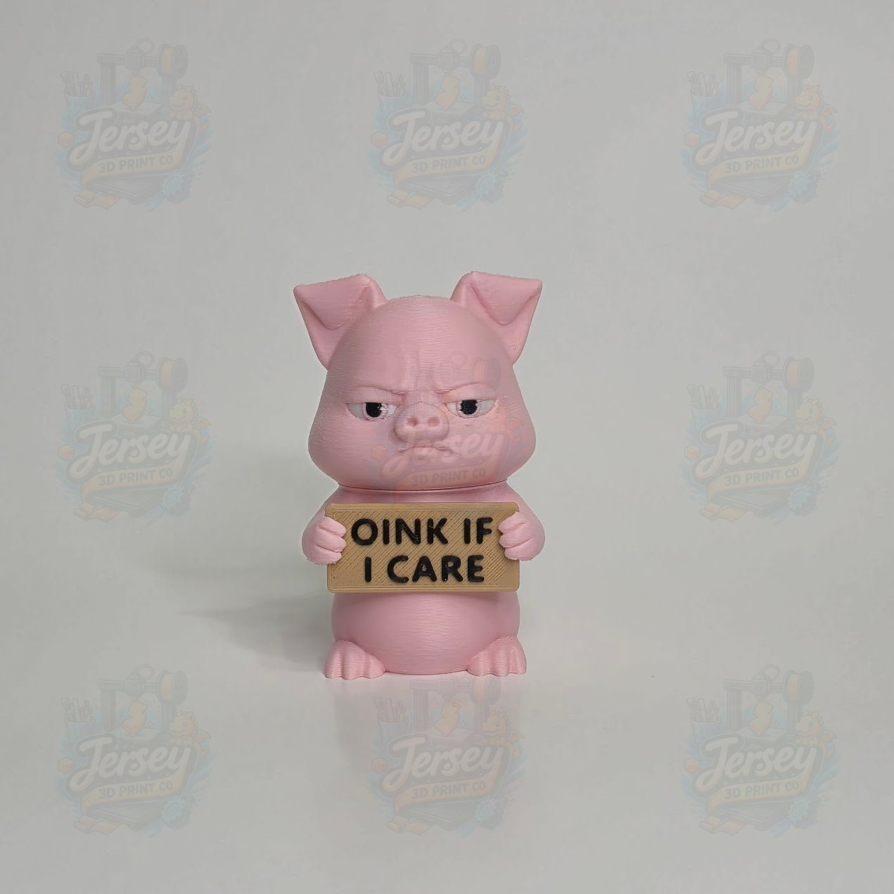 Miserable Pig Figurine - Animals with Attitude Adult Humor for the Home or Office