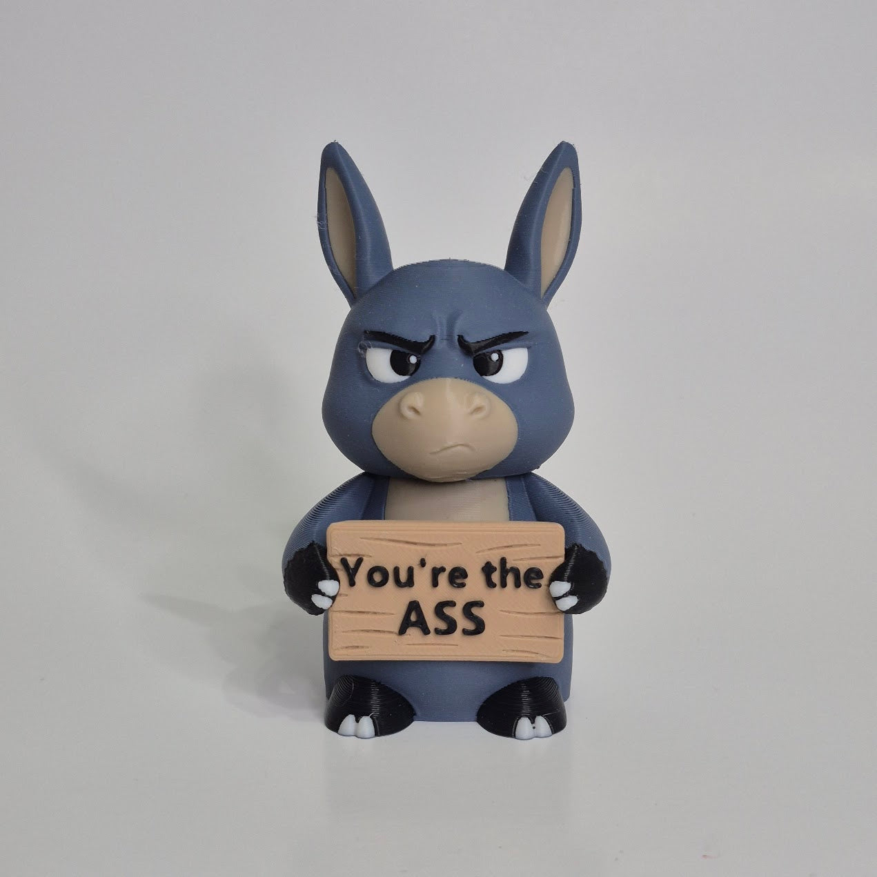 Annoyed Donkey Figurine - Animals with Attitude Adult Humor for the Home or Office