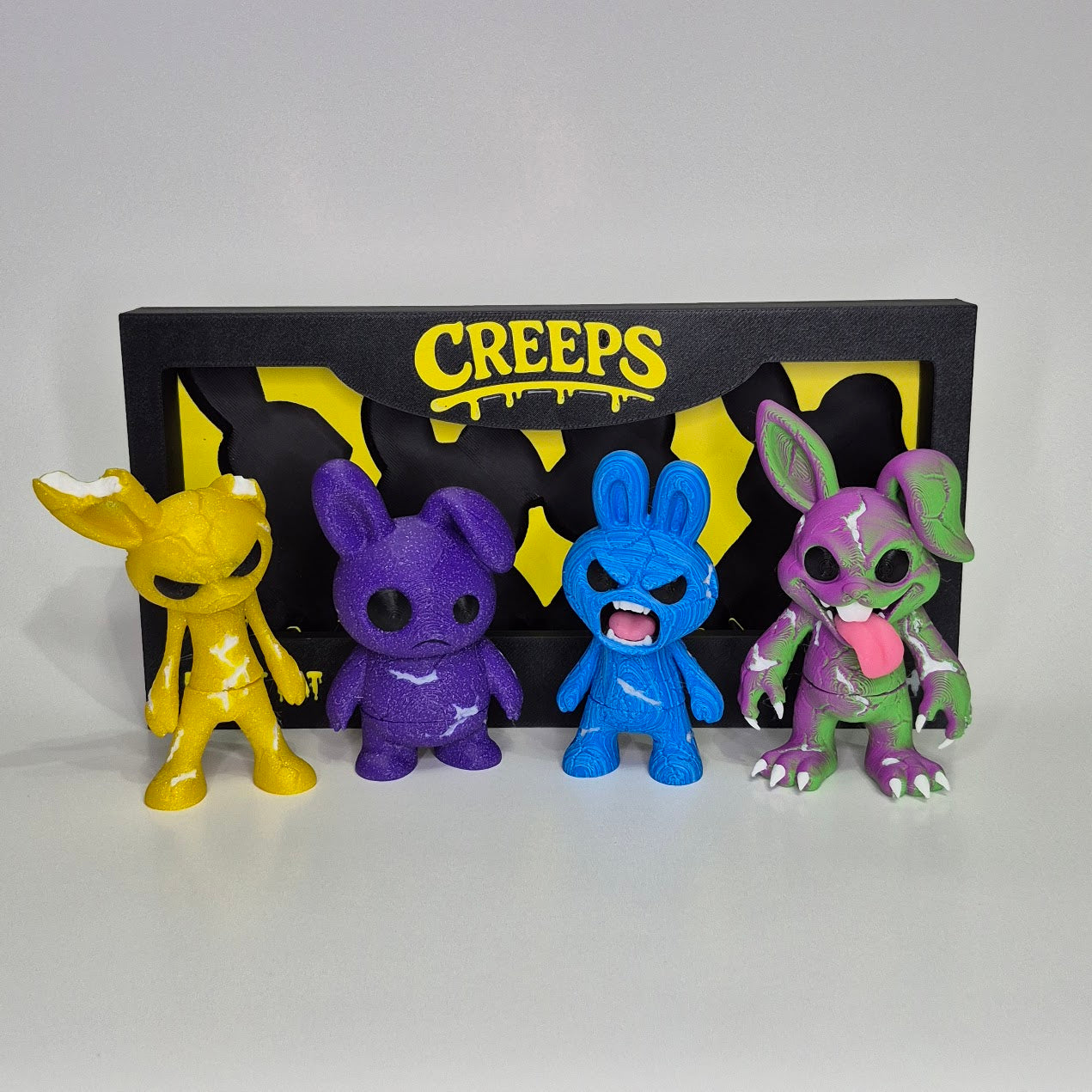 Spooky Marshmallow Creeps 3D Printed Halloween Decorations – Scary Figurines