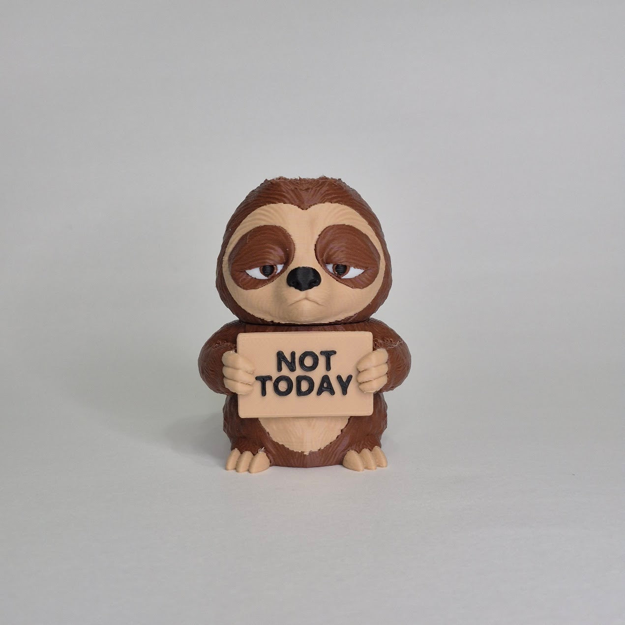 Exhausted Sloth Figurine - Animals with Attitude Adult Humor for the Home or Office