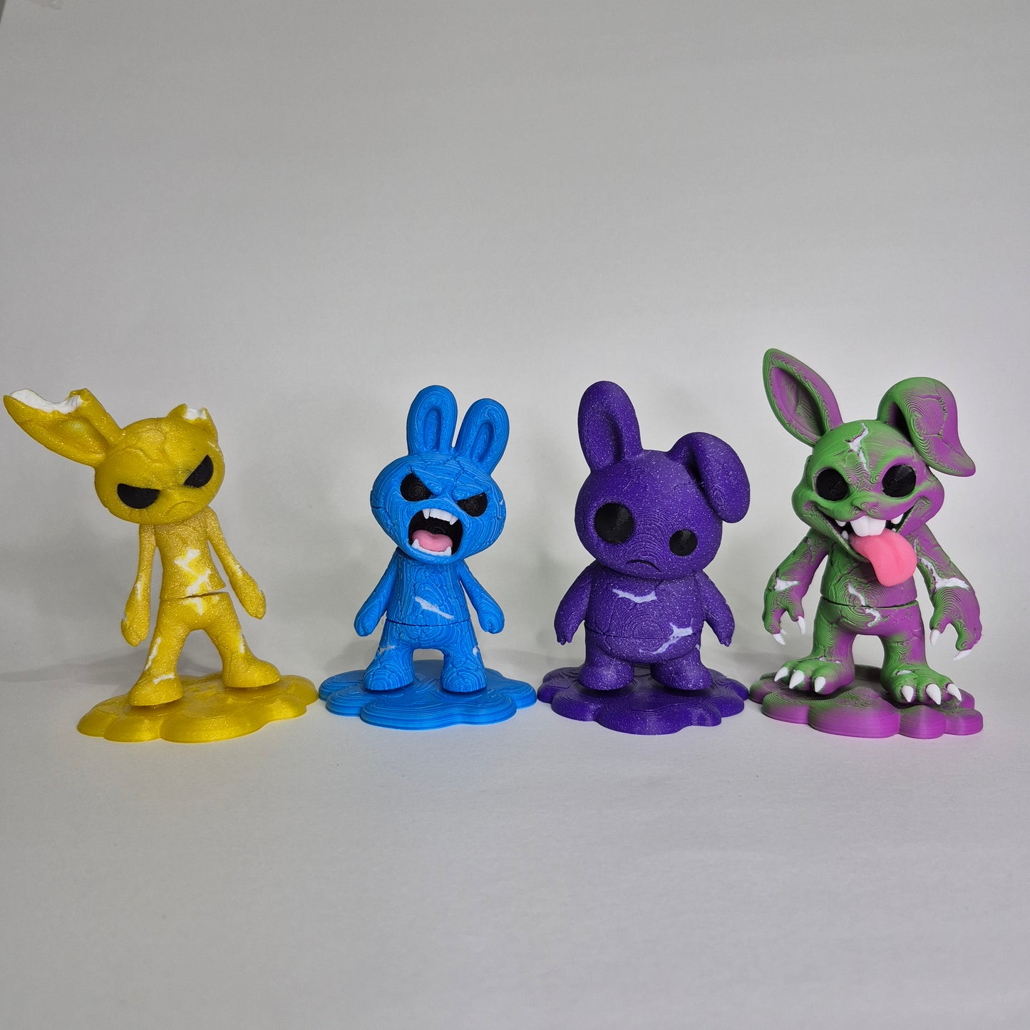 Spooky Marshmallow Creeps 3D Printed Halloween Decorations – Scary Figurines