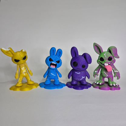 Spooky Marshmallow Creeps 3D Printed Halloween Decorations – Scary Figurines