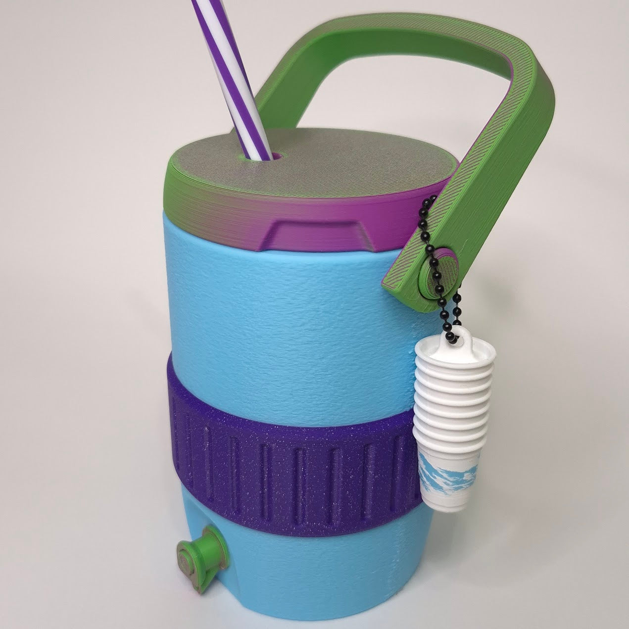 Retro Style 3D Printed Can Holder – Portable Drink Carrier with Handle