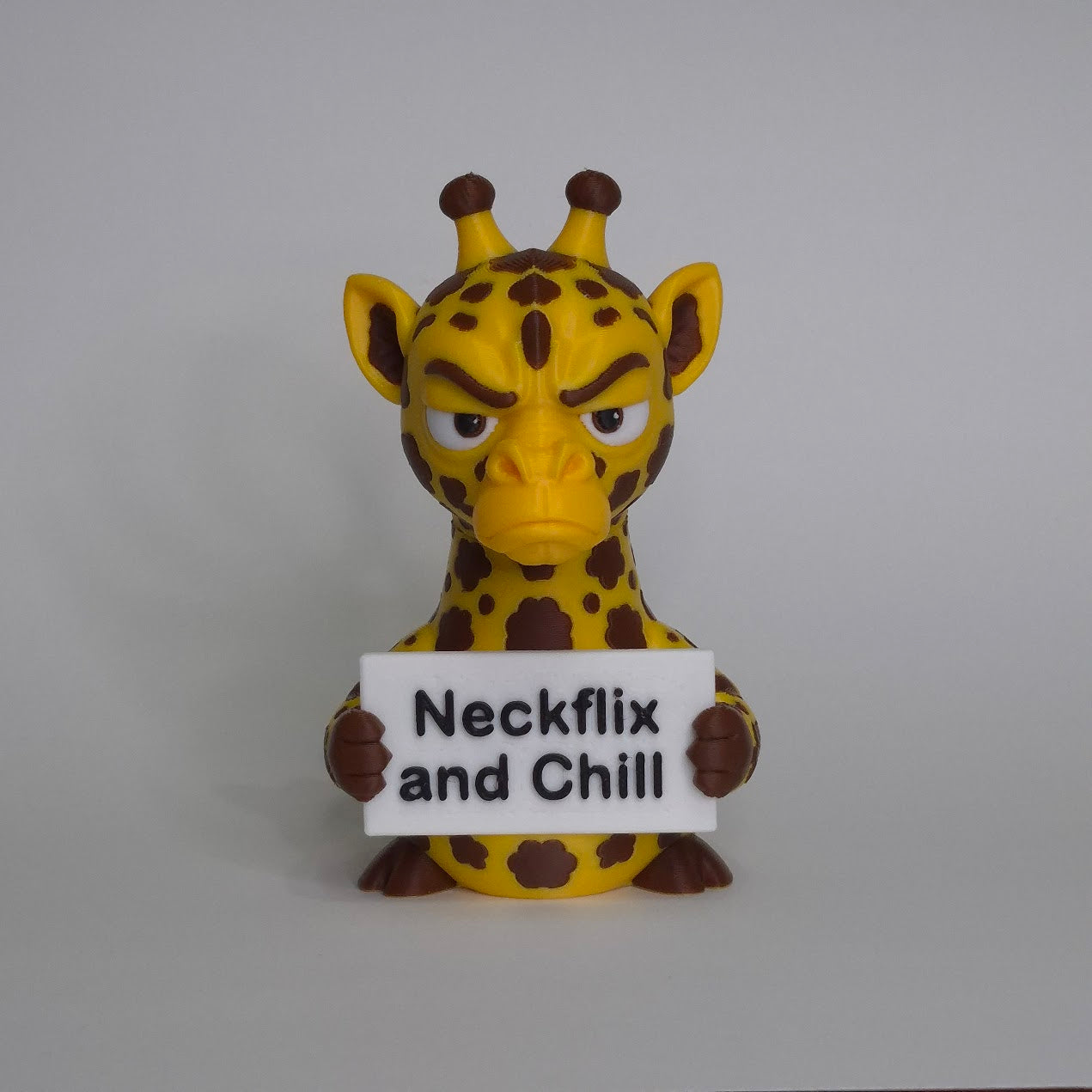 Grumpy Giraffe Figurine, Animals with Attitude Adult Humor for Home or Office