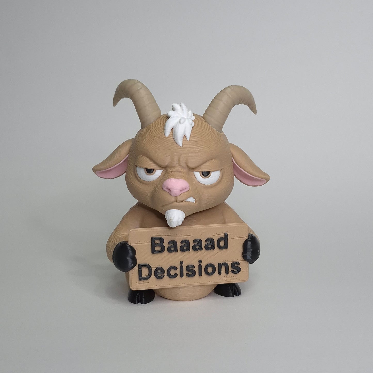 Grumpy Goat, Animals with Attitude Funny Home and Office Decor