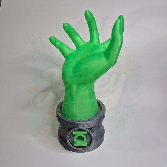 Green Lantern Inspired Glow in the Dark Controller & Headphones Holder - Hands of Power Series by Mas Fuego
