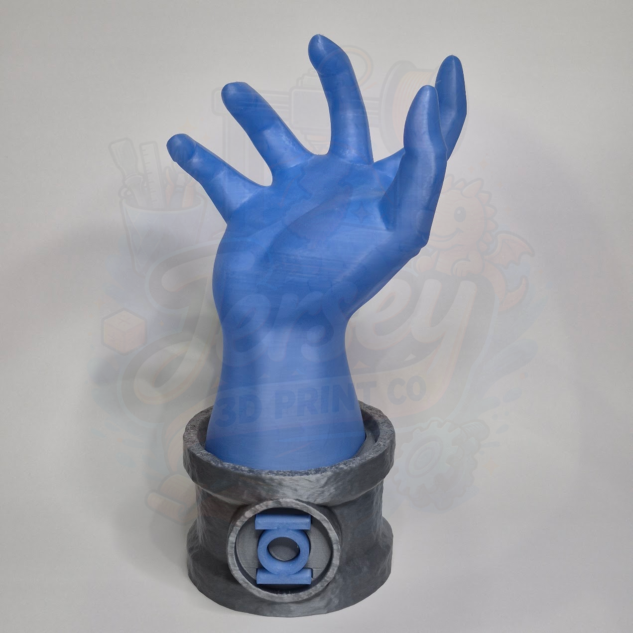 Green Lantern Inspired Glow in the Dark Controller & Headphones Holder - Hands of Power Series by Mas Fuego