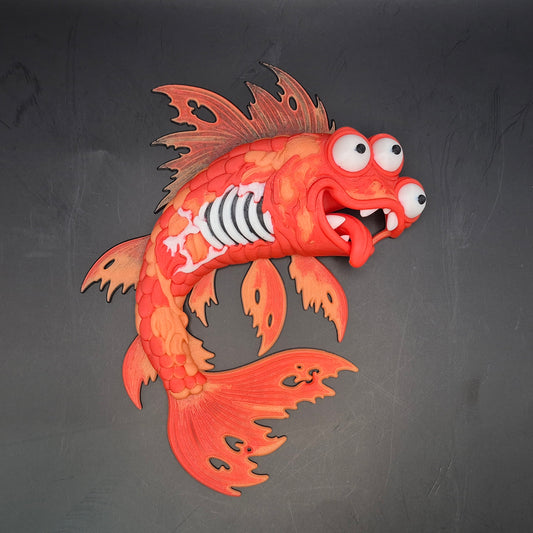 Nibbles – Glow-in-the-Dark Wall Art by Unicorn Graveyard